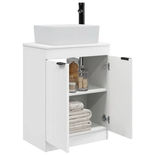 Kupaonski Lavabo - Umivaonik s sudoperom Bijela 54 x 35 x 83 cm - Bijela Cijena