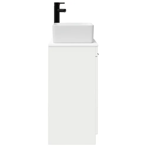 Kupaonski Lavabo - Umivaonik s sudoperom Bijela 54 x 35 x 83 cm - Bijela Cijena