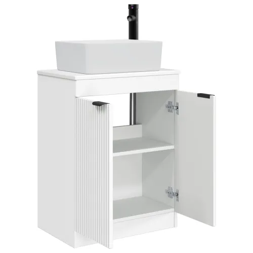 Kupaonski Lavabo - Umivaonik s sudoperom Bijela 54 x 35 x 83 cm - Bijela Cijena
