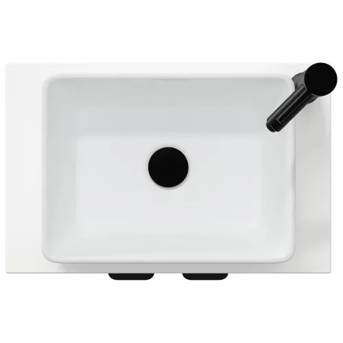 Kupaonski Lavabo - Umivaonik s sudoperom Bijela 54 x 35 x 83 cm - Bijela Cijena