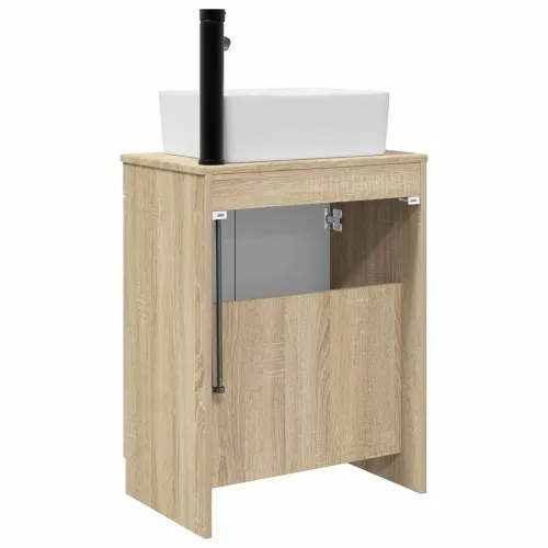Kupaonski Lavabo - Umivaonik s sudoperom Hrast sonoma 54 x 35 x 83 cm - Hrast sonoma Cijena