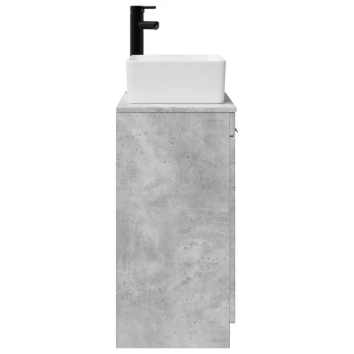 Kupaonski Lavabo - Umivaonik s sudoperom Betonska siva 54 x 35 x 83 cm - Betonska siva Cijena