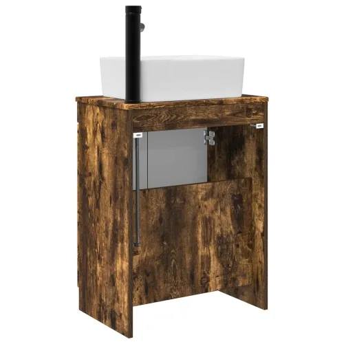 Kupaonski Lavabo - Umivaonik s sudoperom Dimljeni hrast 54 x 35 x 83 cm - Dimljeni hrast Cijena