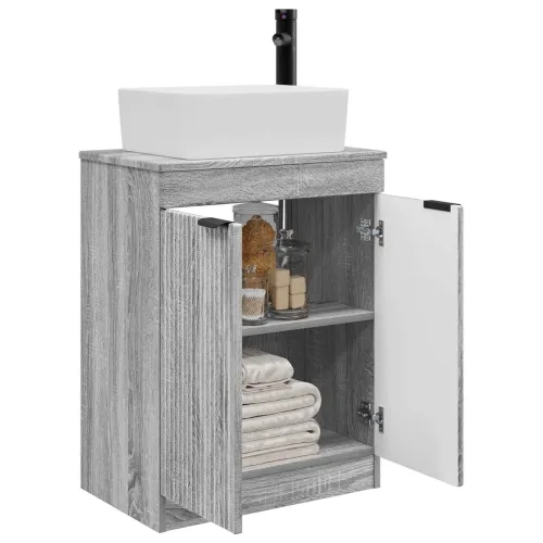 Kupaonski Lavabo - Umivaonik s sudoperom Siva Sonoma 54 x 35 x 83 cm - Siva Sonoma Cijena