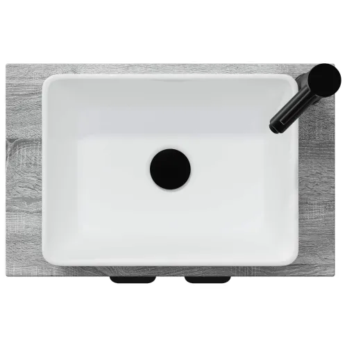 Kupaonski Lavabo - Umivaonik s sudoperom Siva Sonoma 54 x 35 x 83 cm - Siva Sonoma Cijena