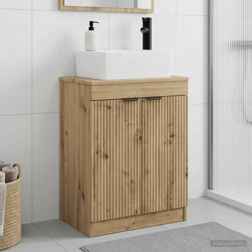 Kupaonski Lavabo - Umivaonik s sudoperom Hrast artisan 54 x 35 x 83 cm - Hrast artisan Cijena