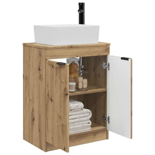 Kupaonski Lavabo - Umivaonik s sudoperom Hrast artisan 54 x 35 x 83 cm - Hrast artisan Cijena