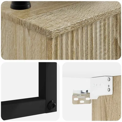 Zidni sudoper Hrast sonoma 50 x 41 x 39 cm Konstruirano drvo - Hrast sonoma Cijena
