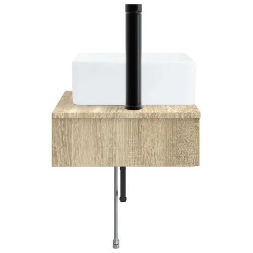 Zidni sudoper Hrast sonoma 50 x 41 x 39 cm Konstruirano drvo - Hrast sonoma Cijena