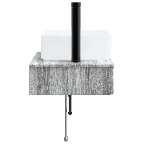 Zidni sudoper Siva Sonoma 50 x 41 x 39 cm Konstruirano drvo - Siva Sonoma Cijena