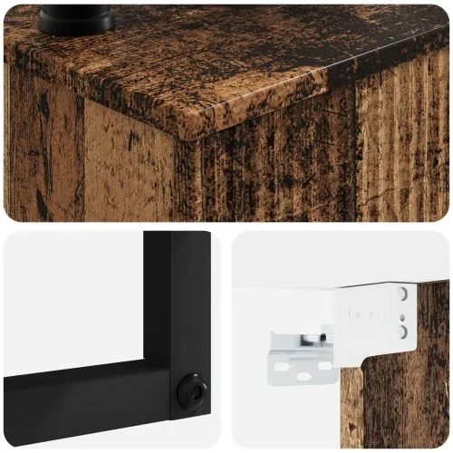 Zidni sudoper Staro drvo 50 x 41 x 39 cm Konstruirano drvo - Staro drvo Cijena