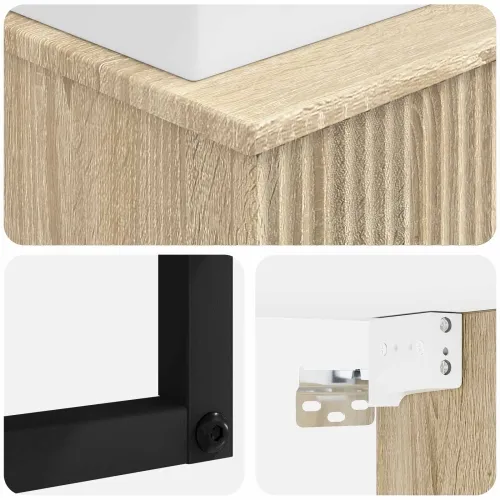 Zidni sudoper Hrast sonoma 40 x 41 x 39 cm Konstruirano drvo - Hrast sonoma Cijena