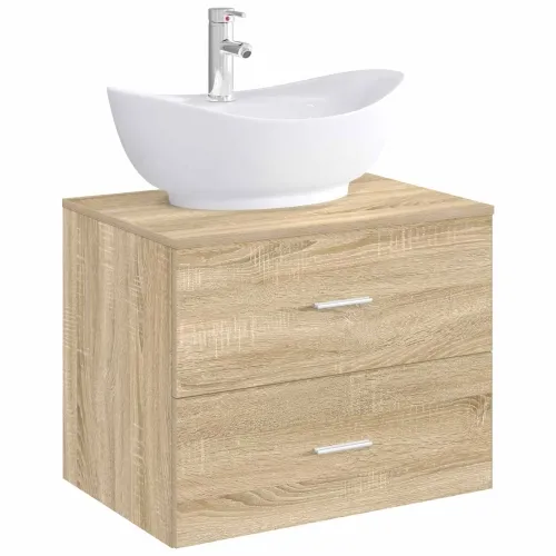 Lavabo - Umivaonik s slavinom i odvodom Krom 59 x 35 x 21 cm Keramika - Krom Cijena