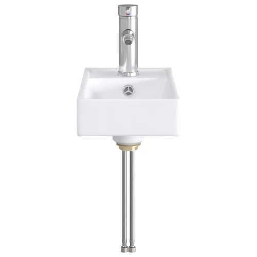Lavabo - Umivaonik s slavinom i odvodom Krom 40,5 x 22,5 x 11,5 cm - Krom Cijena