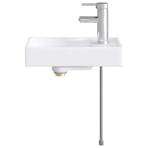Lavabo - Umivaonik s slavinom i odvodom Krom 40,5 x 22,5 x 11,5 cm - Krom Cijena
