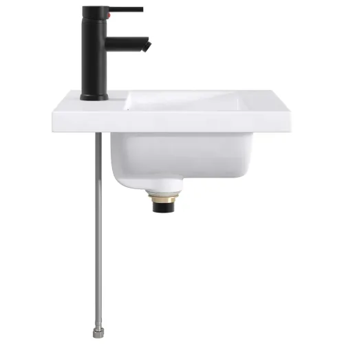 Lavabo - Umivaonik s slavinom i odvodom Mat Crna 42 x 40 x 16,5 cm - Mat crna Cijena