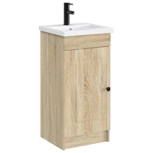 Lavabo - Umivaonik s slavinom i odvodom Mat Crna 42 x 40 x 16,5 cm - Mat crna Cijena