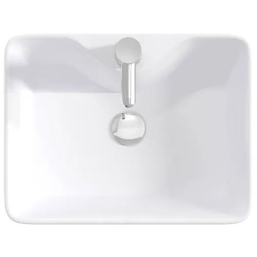 Lavabo - Umivaonik s slavinom i odvodom Krom 48,5 x 37,5 x 13 cm - Krom Cijena