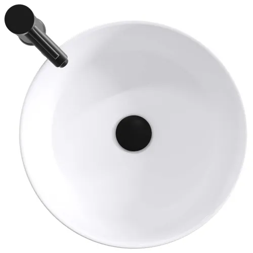 Lavabo - Umivaonik s slavinom i odvodom Mat Crna 40,5 x 40,5 x 15,5 cm - Mat crna Cijena