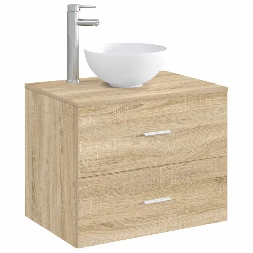 Lavabo - Umivaonik s slavinom i odvodom Krom 32 x 32 x 13 cm Keramika - Krom 32 x 32 x 13 cm Cijena