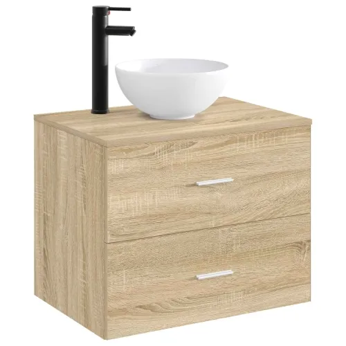Lavabo - Umivaonik s slavinom i odvodom Mat Crna 32 x 32 x 13 cm - Mat crna 32 x 32 x 13 cm Cijena