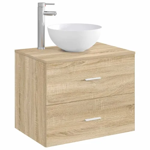 Lavabo - Umivaonik s slavinom i odvodom Krom 35,5 x 35,5 x 14,5 cm - Krom 35,5 x 35,5 x 14,5 cm Cijena