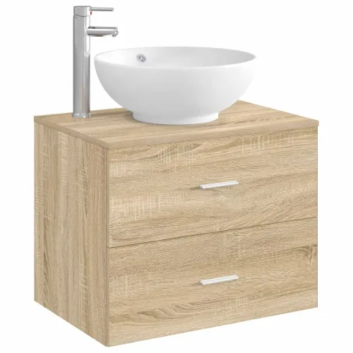 Lavabo - Umivaonik s slavinom i odvodom Krom 44 x 44 x 16 cm Keramika - Krom 44 x 44 x 16 cm Cijena