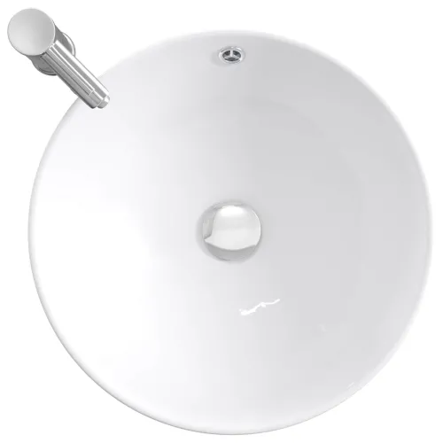 Lavabo - Umivaonik s slavinom i odvodom Krom 44 x 44 x 16 cm Keramika - Krom 44 x 44 x 16 cm Cijena