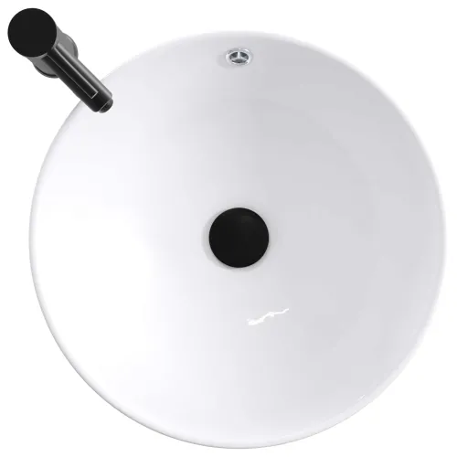 Lavabo - Umivaonik s slavinom i odvodom Mat Crna 44 x 44 x 16 cm - Mat crna 44 x 44 x 16 cm Cijena