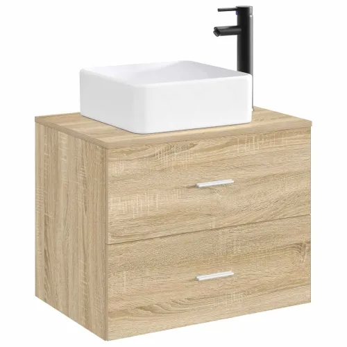 Lavabo - Umivaonik s slavinom i odvodom Mat Crna 36,5 x 36,5 x 13 cm - Mat crna 36,5 x 36,5 x 13 cm Cijena