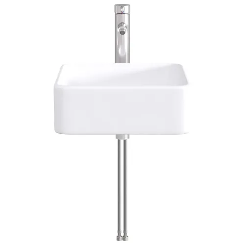 Lavabo - Umivaonik s slavinom i odvodom Krom 49 x 37 x 14 cm Keramika - Krom 49 x 37 x 14 cm Cijena