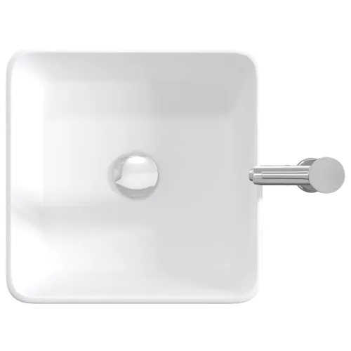 Lavabo - Umivaonik s slavinom i odvodom Krom 49 x 37 x 14 cm Keramika - Krom 49 x 37 x 14 cm Cijena
