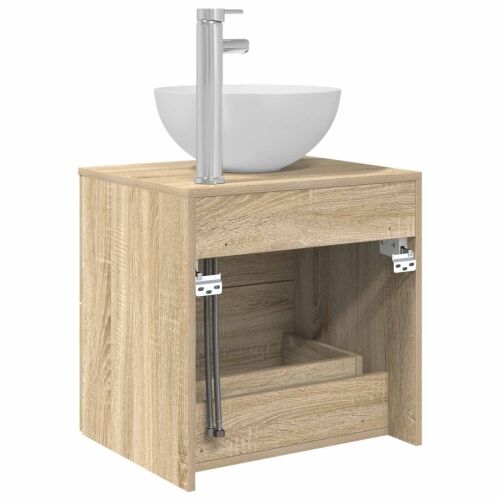 Lavabo - Umivaonik s montiranjem na zid Hrast sonoma 49,5 x 35 x 63 cm - Hrast sonoma Cijena