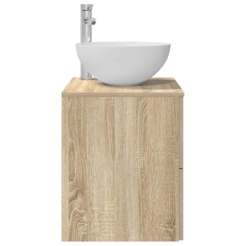 Lavabo - Umivaonik s montiranjem na zid Hrast sonoma 49,5 x 35 x 63 cm - Hrast sonoma Cijena