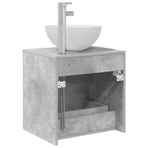 Lavabo - Umivaonik s montiranjem na zid Betonska siva 49,5 x 35 x 63 cm - Betonska siva Cijena