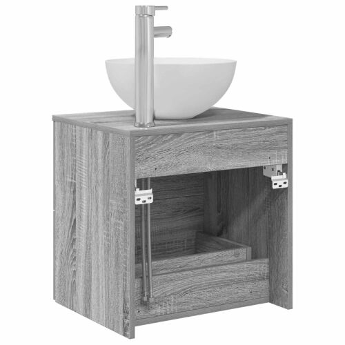 Lavabo - Umivaonik s montiranjem na zid Siva Sonoma 49,5 x 35 x 63 cm - Siva Sonoma Cijena