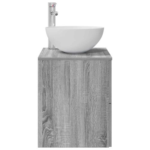 Lavabo - Umivaonik s montiranjem na zid Siva Sonoma 49,5 x 35 x 63 cm - Siva Sonoma Cijena