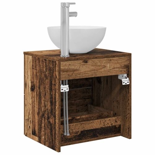 Lavabo - Umivaonik s montiranjem na zid Staro drvo 49,5 x 35 x 63 cm - Staro drvo Cijena