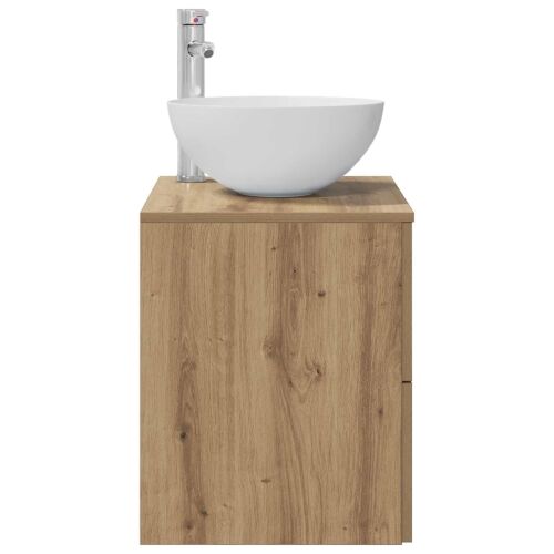 Lavabo - Umivaonik s montiranjem na zid Hrast artisan 49,5 x 35 x 63 cm - Hrast artisan Cijena