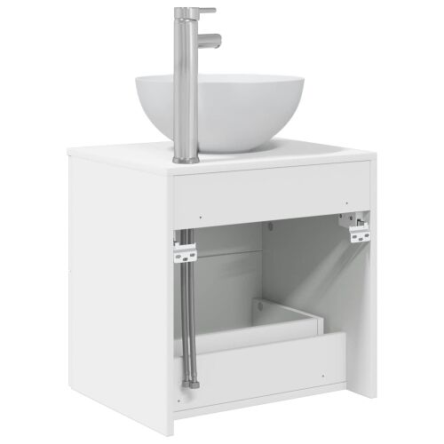 Lavabo - Umivaonik s policom Bijela 49,5 x 41 x 64,5 cm - Bijela Cijena