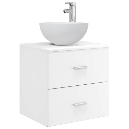 Lavabo - Umivaonik s policom Bijela 49,5 x 41 x 64,5 cm - Bijela Cijena