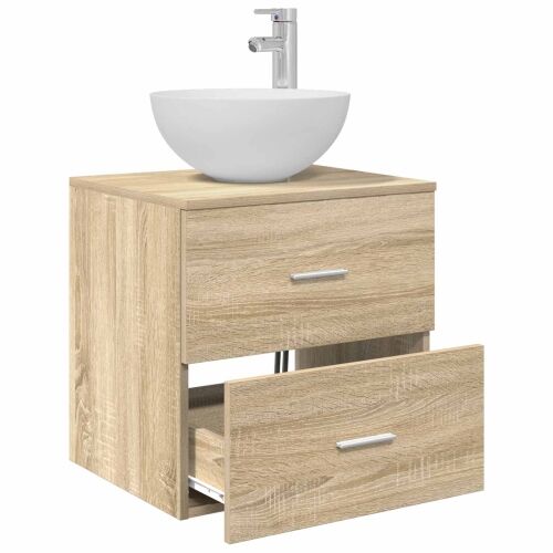 Lavabo - Umivaonik s policom Hrast sonoma 49,5 x 41 x 64,5 cm - Hrast sonoma Cijena