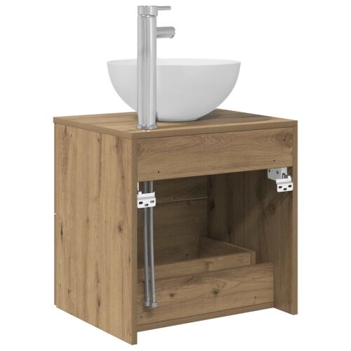 Lavabo - Umivaonik s policom Hrast artisan 49,5 x 41 x 64,5 cm - Hrast artisan Cijena