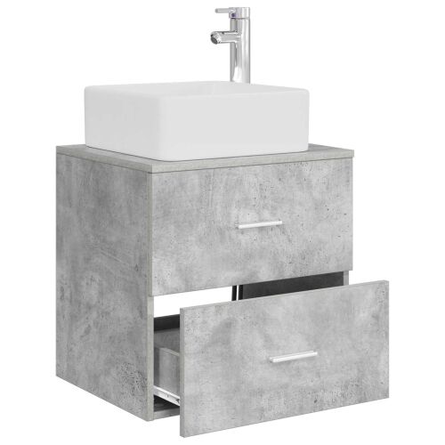 Lavabo - Umivaonik s policom Betonska siva 49,5 x 41 x 63 cm - Betonska siva Cijena