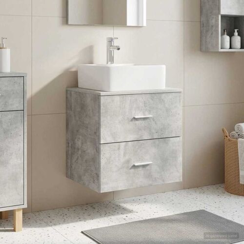 Lavabo - Umivaonik s policom Betonska siva 49,5 x 41 x 63 cm - Betonska siva Cijena
