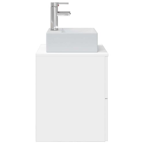 Lavabo - Umivaonik s policom Bijela 49,5 x 41 x 62,5 cm - Bijela Cijena