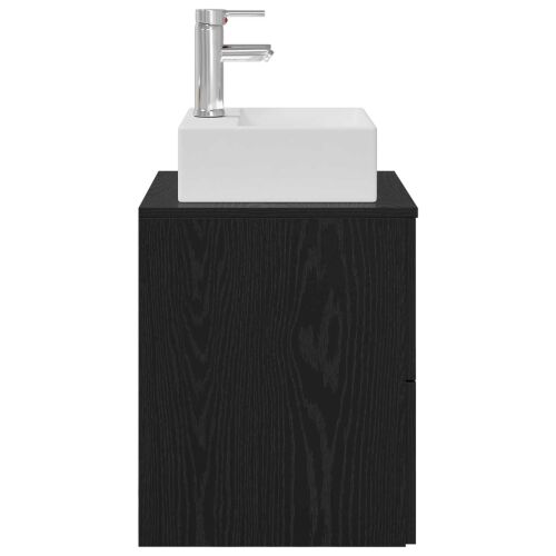 Lavabo - Umivaonik s policom Crni hrast 49,5 x 41 x 62,5 cm - Crni hrast Cijena