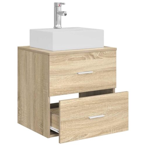 Lavabo - Umivaonik s policom Hrast sonoma 49,5 x 41 x 62,5 cm - Hrast sonoma Cijena