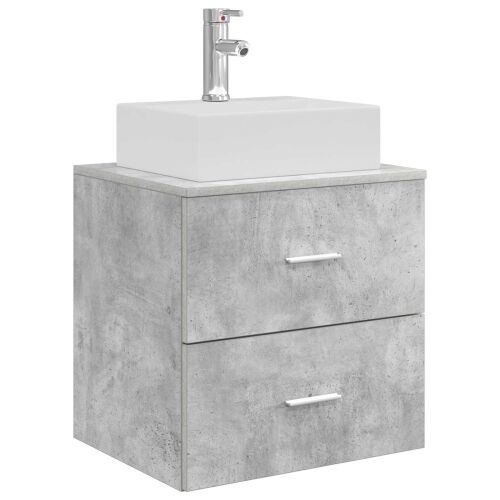 Lavabo - Umivaonik s policom Betonska siva 49,5 x 41 x 62,5 cm - Betonska siva Cijena