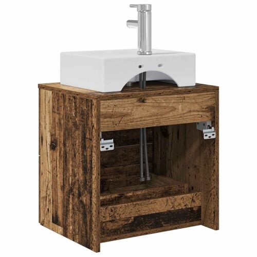 Lavabo - Umivaonik s policom Staro drvo 49,5 x 41 x 62,5 cm - Staro drvo Cijena